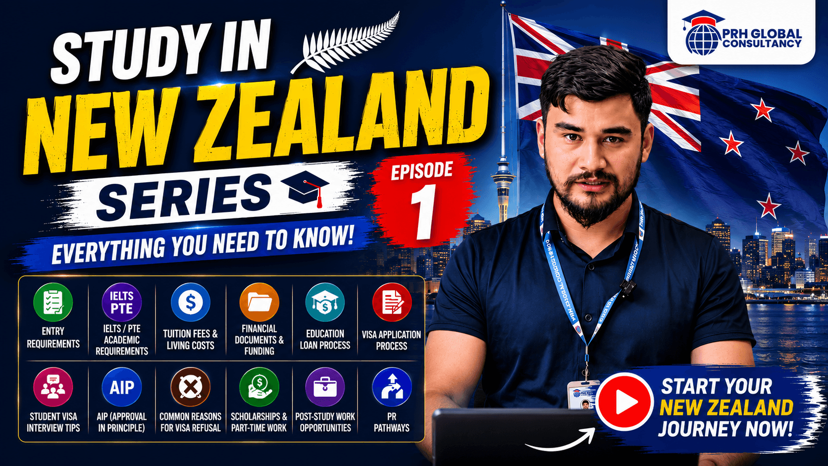 Study in New Zealand 2026 | Series β Episode 1: Complete Guide for Nepalese Students π³πΏ